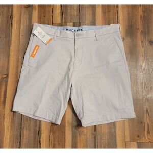 NWT Dockers Ultimate Supreme Flex Stretch Solid 9" Shorts -Size 36" Waist